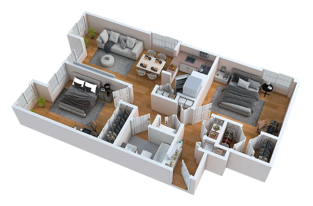 Two Bedroom Two Bedroom
